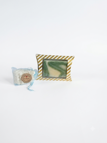 Cucumber Melon Soap W/ Exfoliate Bag